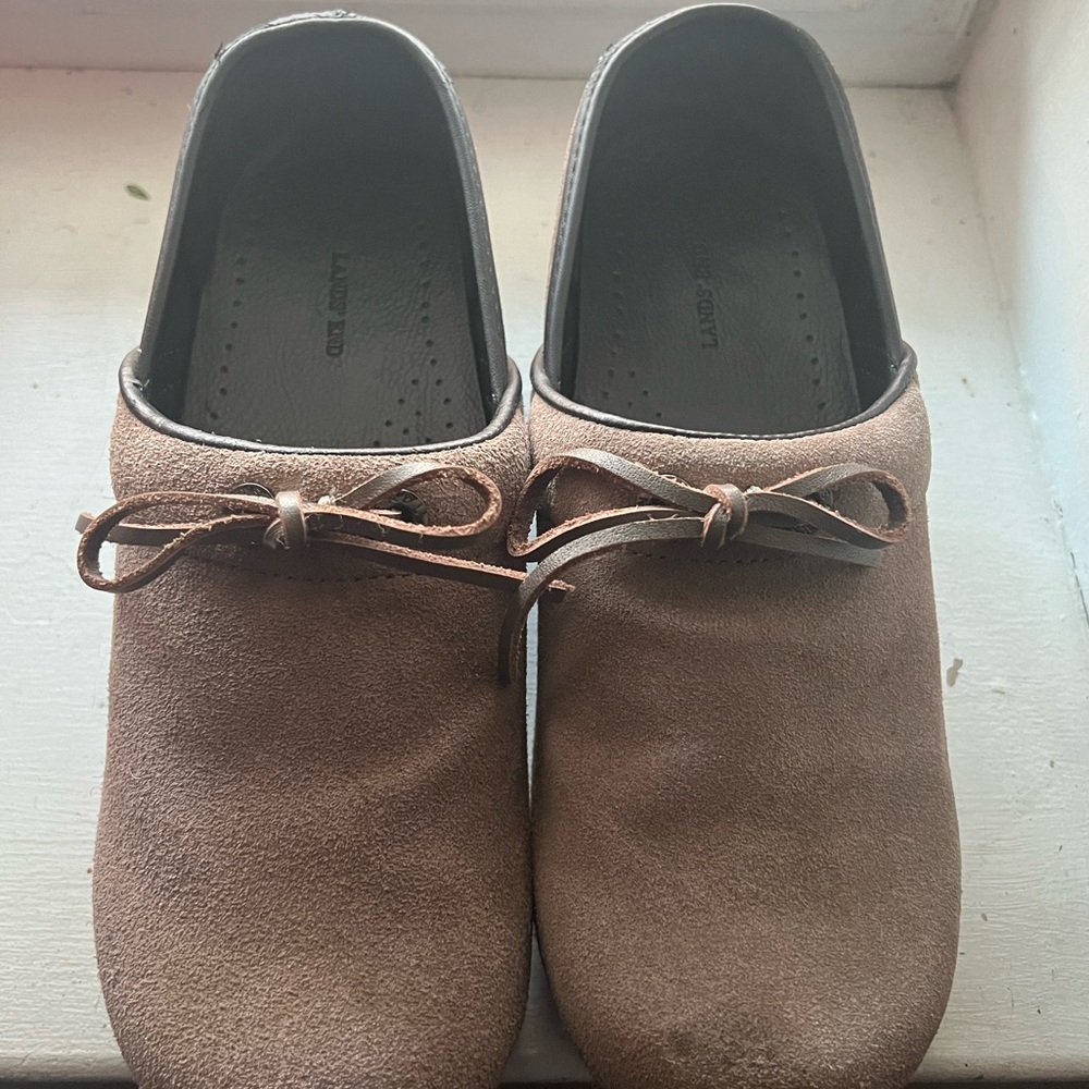 Lands’ end suede clog - Picture 1 of 3